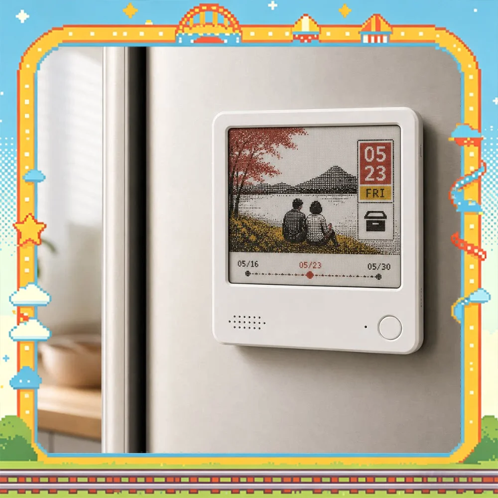 ZECTRIX ESP32 DEV Kit Full‑Color E‑Ink Display Voice & Wi‑Fi Development Board DIY Digital Photo Album for Program Developers