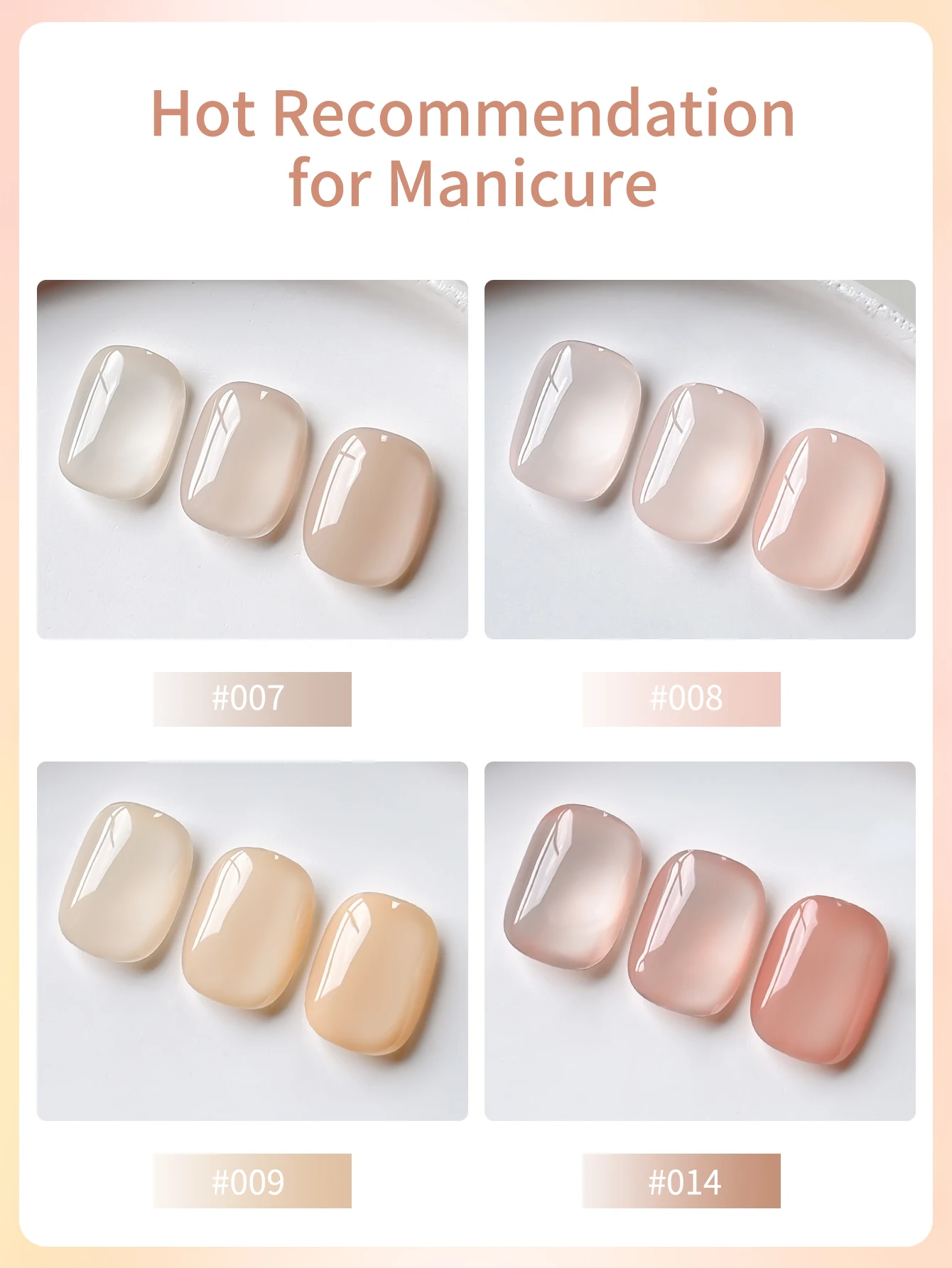 4개 스프링 네일 2025 패션 네일 아트 15ml 네일 젤 폴란드어 담그기 UV LED 네일 젤 살롱