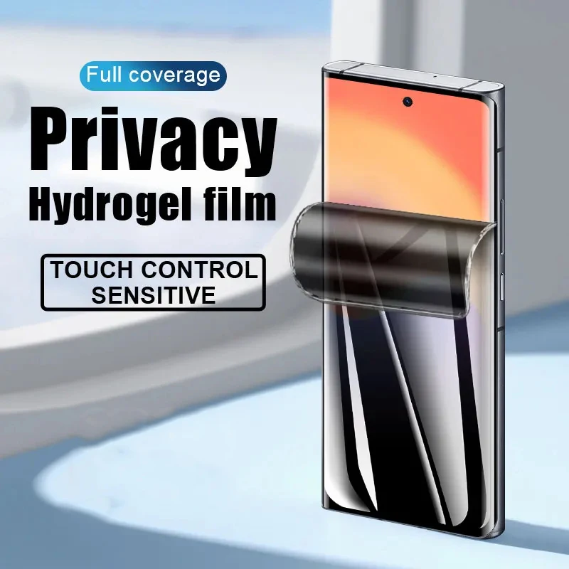 Premium Privacy Hydrogel Protective Film For Xiaomi 12 12X Mi 12 Pro Anti-Spy Soft TPU Screen Protectors Full Coverage For Mi