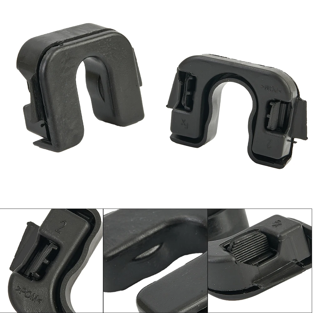2 stücke schwarzer Regal clip, der 015532109e für Nissan Qashqai J10 2011-2015 Heck paket Regal clip Kunststoff ersetzt Montage clip