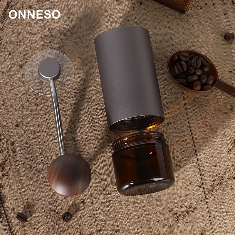 

Manual coffee grinder, adjustable grinding settings,CNC precision stainless steel grinding core