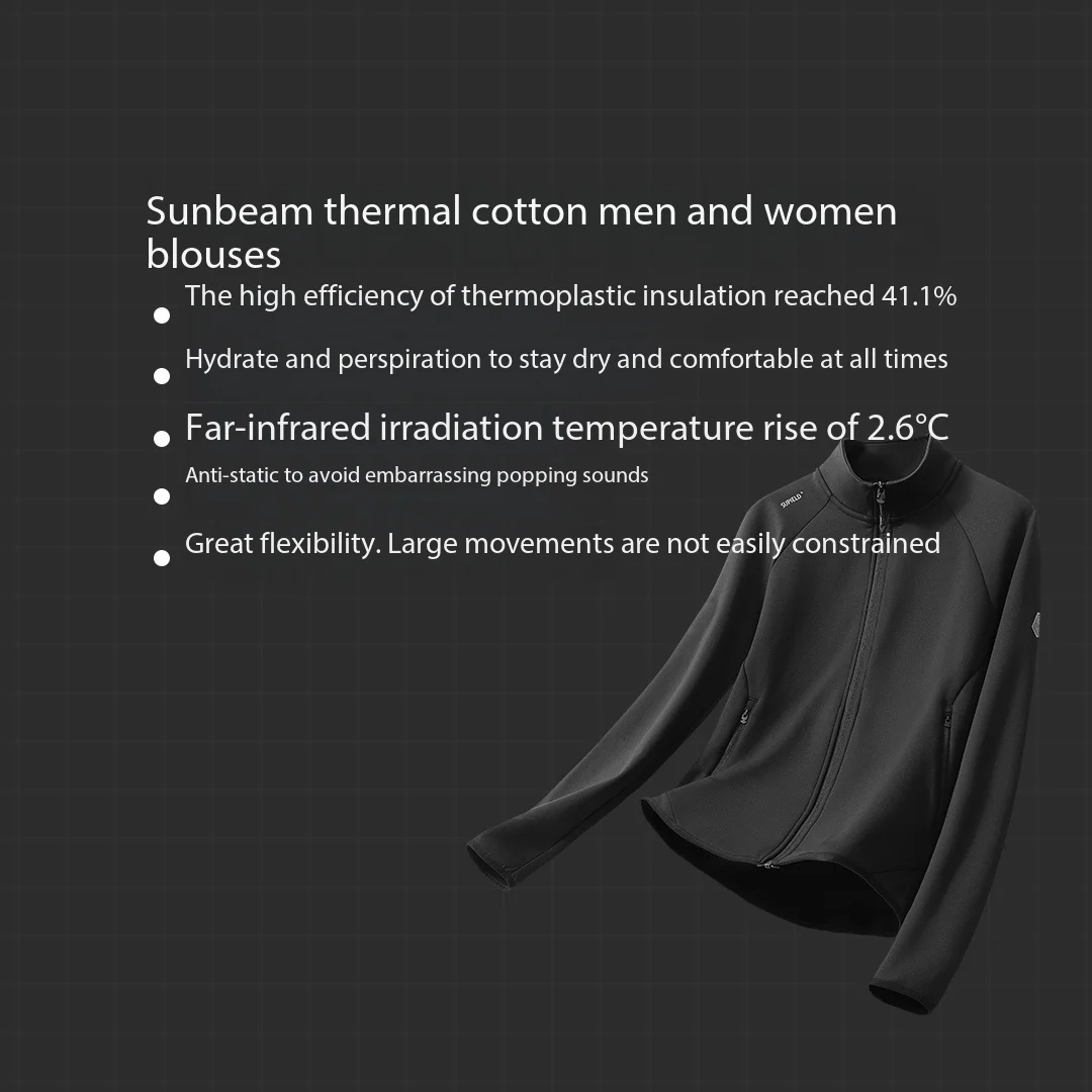 Supield Fleece Jacket for Men & Women, Autumn‑Winter Warm High‑Stretch Zip‑Up Coat, Cloud‑Sense Thermal Fleece**
