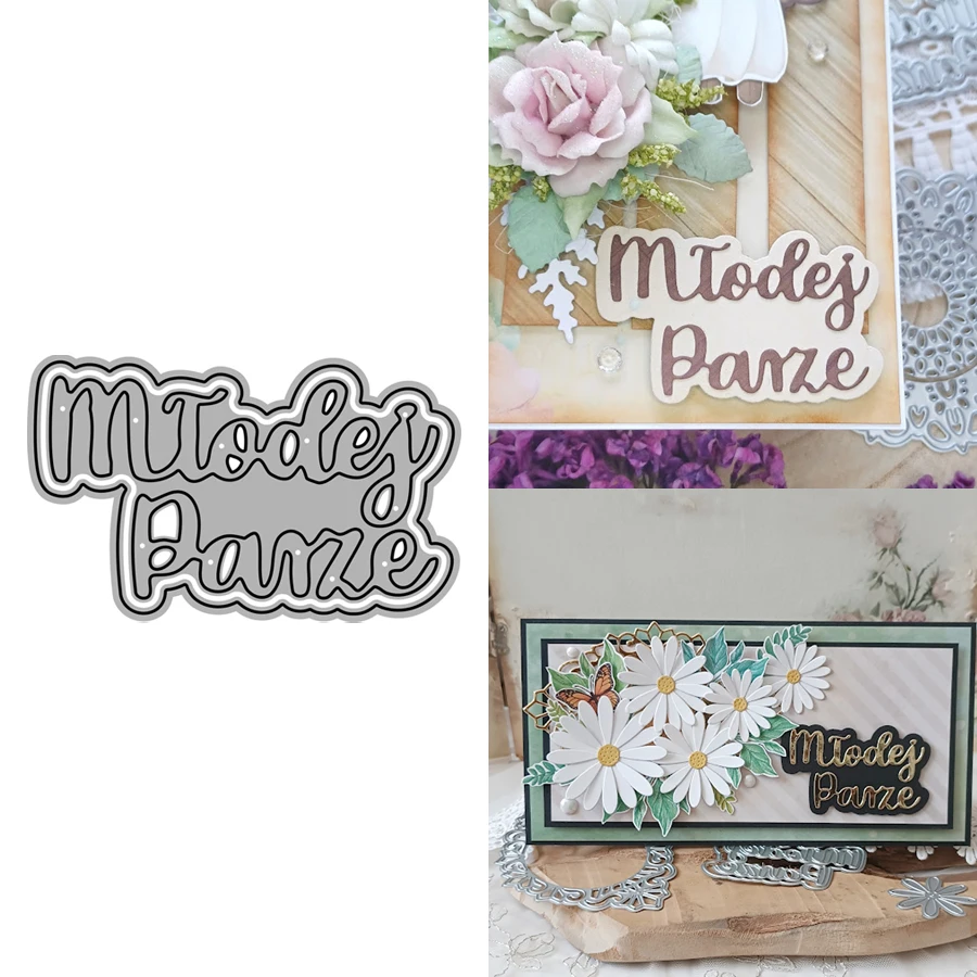 AliliArts Metalowe matryce do wycinania Młodej Parze diy Scrapbooking Album fotograficzny Dekoracyjne wytłaczanie PaperCard Crafts Die