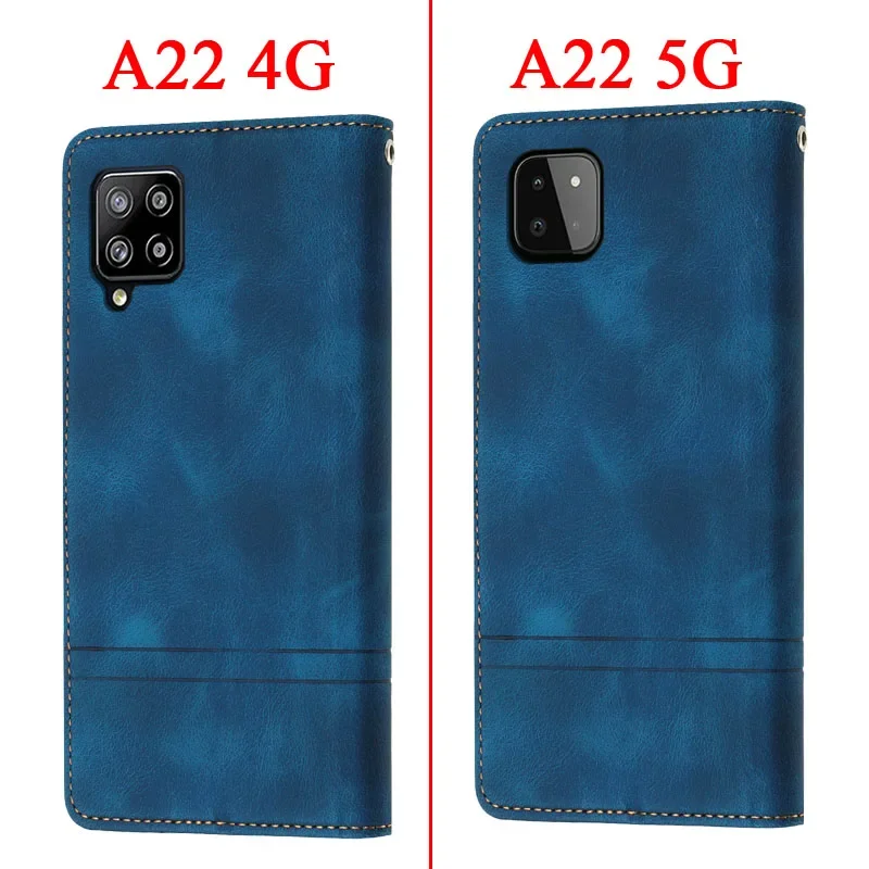 A22 Case For Samsung Galaxy A22 Case 4G A225F Flip Wallet Leather Cover For Samsung Galaxy A22 5G A226B Phone Coque Fundas Etui