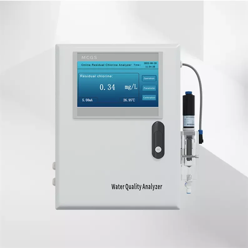 

Industrial Online Residual Swimming Pool Chlorine Meter Controller With Sensor Probe