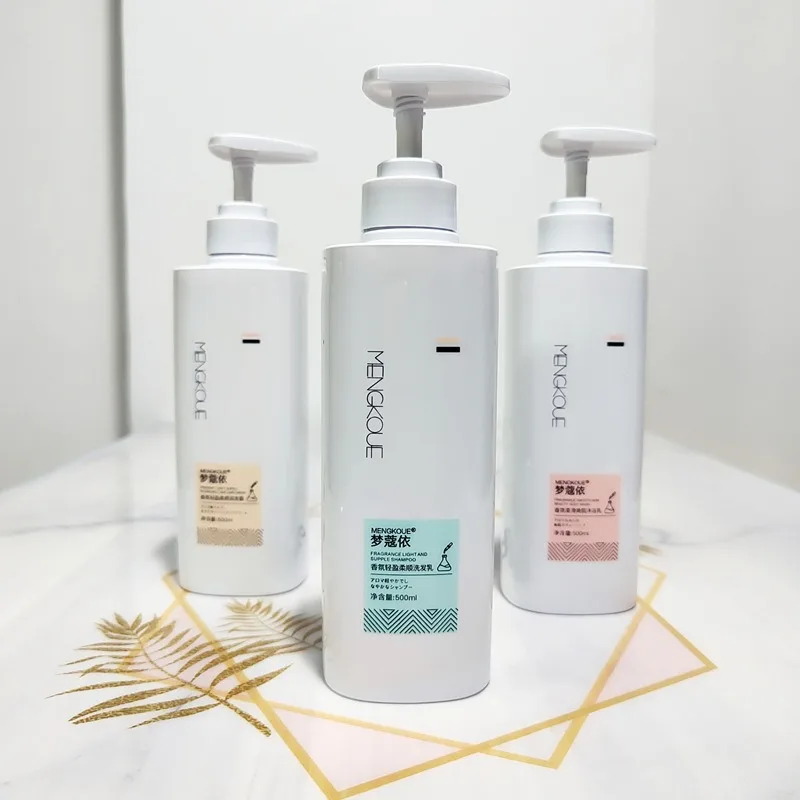 500/750ml Smooth and Oil Controlling Shampoo, Hair Conditioner to Reduce Dandruff and Improve Frizz, Moisturizing Shower Gel