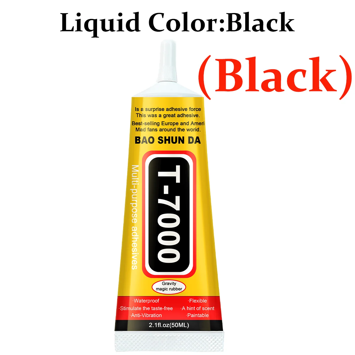 15ML 50ML 110ML B-7000 Klarer Kontakt-Telefonreparaturkleber Universal Glas Kunststoff DIY Kleber T7000 mit Präzisionsapplikatorkleber