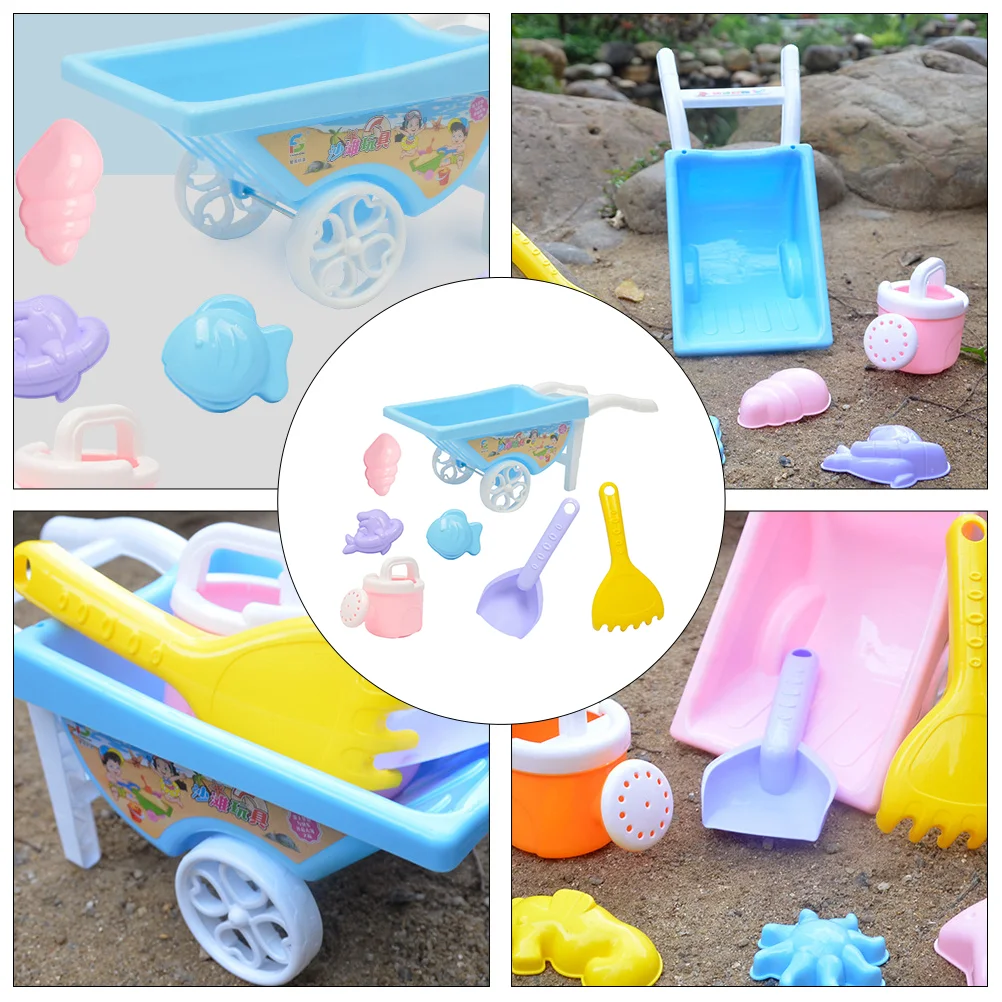 

Children’s Toys Beach Set for Sand-excavating Tools Kids Summer Bucket 34X15CM