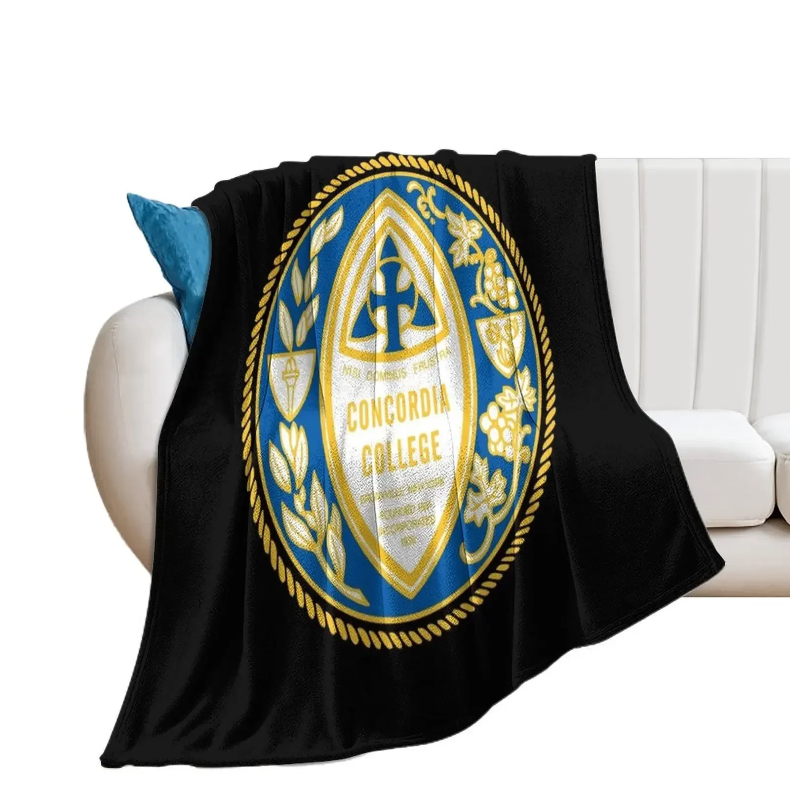 

Concordia College Conservatory Throw Blanket blankets ands Nap Blankets