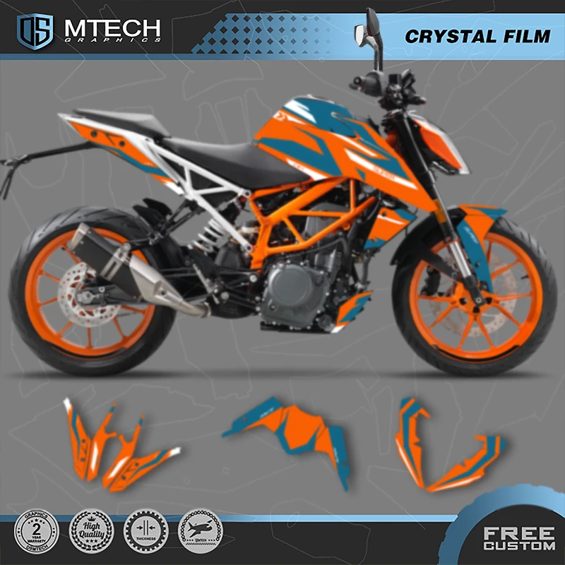 

DSMTECH Motorcycle Graphics Decal Stickers Kits For KTM 2017 2018 2019 2020 DUKE 125 17-20 DUKE125 390 016