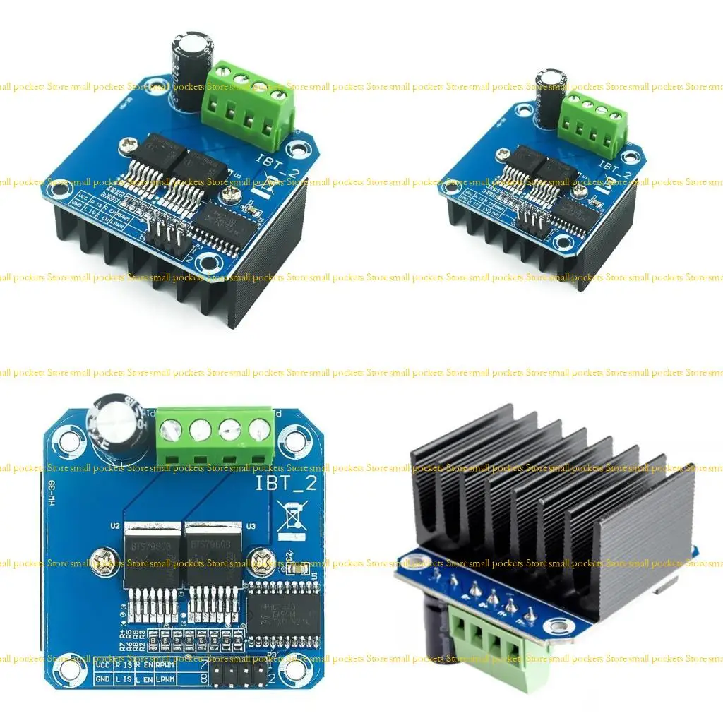 

R1WD BTS7960 43 A High-PowerMotor Driver Module 5VPower on Boards