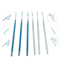 Ophthalmic Eye Lens Loop Stainless Steel Titanium Alloy Ophthalmic Instrument 120mm