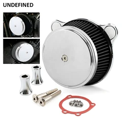 Motorcycle Air Cleaner Intake Filter Kit For Harley Touring Road King Electra Glide Dyna Street Bob Low Rider Softail Fat Boy