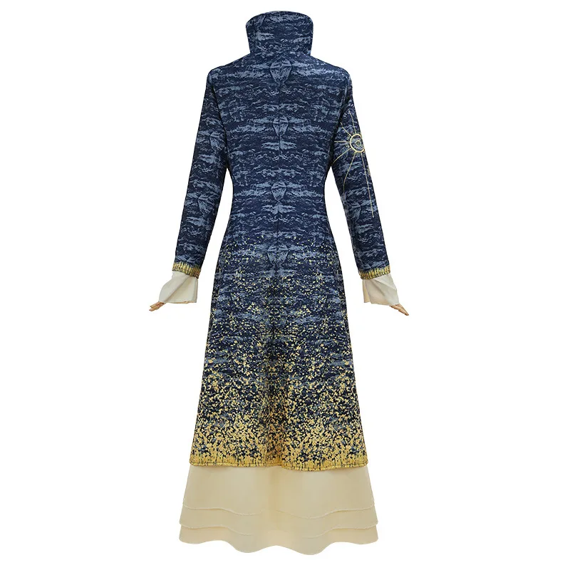 الساحرة الشريرة للبروفيسور الغربي للسحر ملكة جمال مود محافظ تأثيري معالج أوز هالوين زي فستان المرأة #5