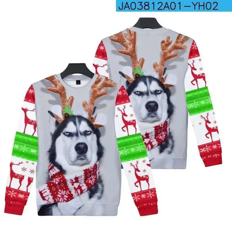 

Новый забавный свитер с 3D принтом кота для мужчин и женщин, уродливые рождественские свитера, джемперы, топы, пуловер для праздничной вечеринки, толстовка с капюшоном 3Xl