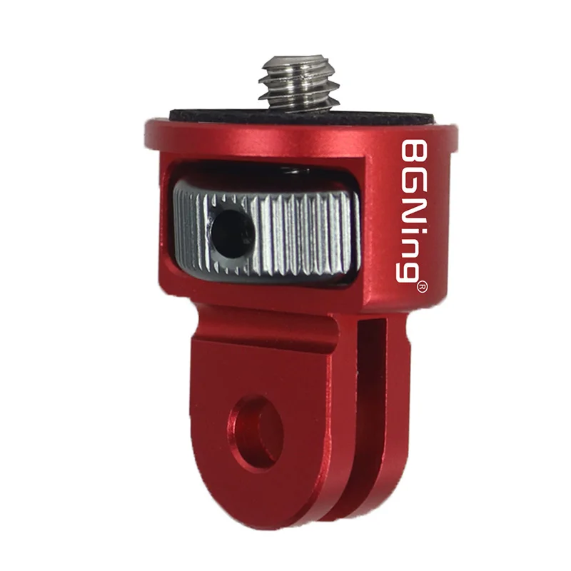 BGNING 360 للتدوير 1/4 بوصة برغي صغير ترايبود محول جبل CNC لكاميرا GoPro Hero 13 12 11 10 Insta360 ONE X5 X4 X3 X2 4K