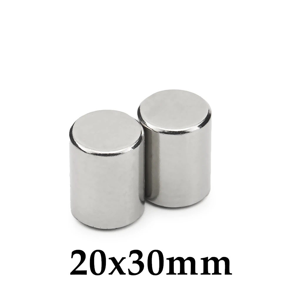 

1pcs Neodymium N35 Dia 20x30mm Strong Magnets Tiny Disc NdFeB Rare Earth For Crafts Models Fridge Sticking magnet 20x30mm