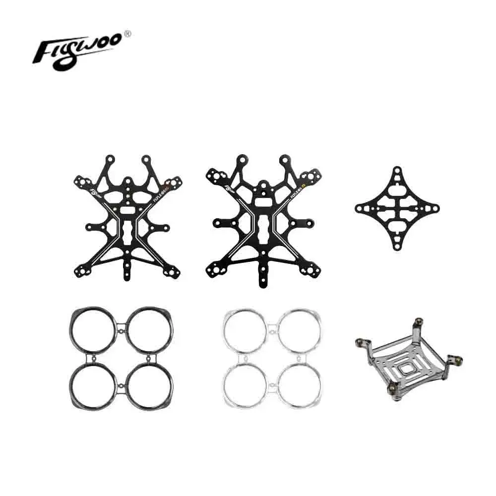 FLYWOO FlyLens 75/85 O4/O3 フレームアクセサリーキット VTX ブラケットボトムカーボンファイバープレート FPV フリースタイルドローン RC パーツ用