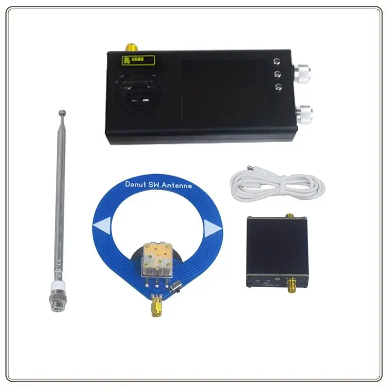 موثوق-TEF6686 راديو استقبال جميع الموجات FM/MW/الموجات القصيرة/LW راديو محمول مع مضخم هوائي دونات ، راديو TEF6686 R