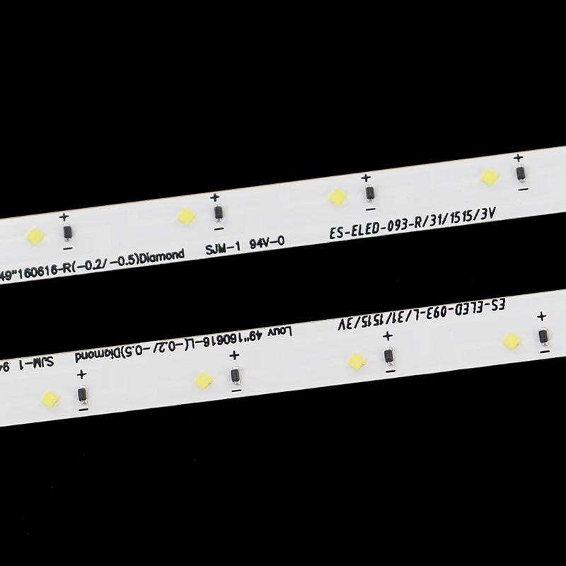 Louvre 49 160616 diomand SJM-1 led tv backlight para samsung 49 polegada 49k5300 tiras