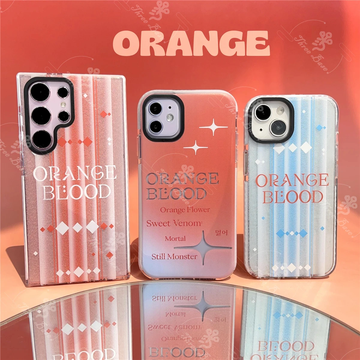 

Чехол для телефона KPOP Orange Blood для Samsung Galaxy S25 S24 S23Ultra S23Plus S22 S21 S21FE S20 Note20 A25 A06 A16 A34 A73 A54