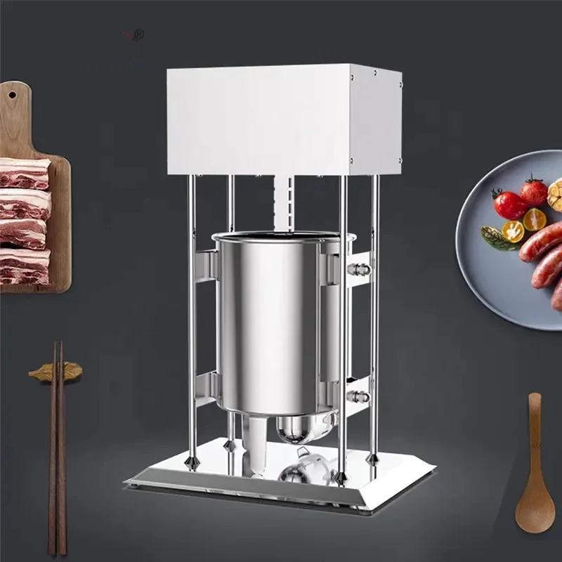 Vertical Stainless Steel Sausage Filling Machine, Small Meat Grinder