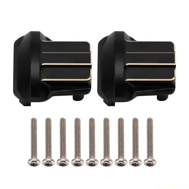 F62C Brass Upgraded Parts For 1/18 TRX4M Crawler Car Brass Housing Covers