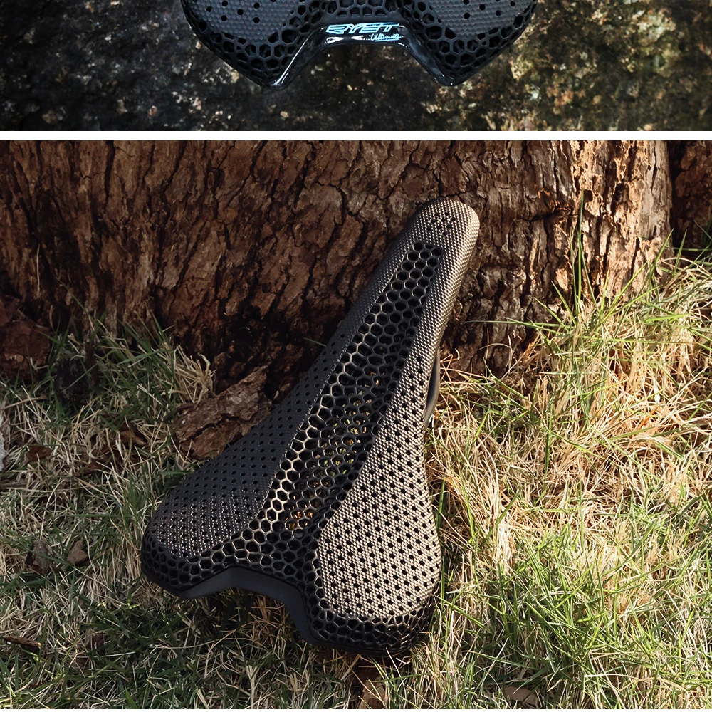 RYET Ultraleichter Carbon 3D-Gedruckter Fahrradsattel 190g/210g 7*9 Fahrrad-Sitzkissen für Rennrad MTB Mountain Gravel Radzubehör – Detail 34