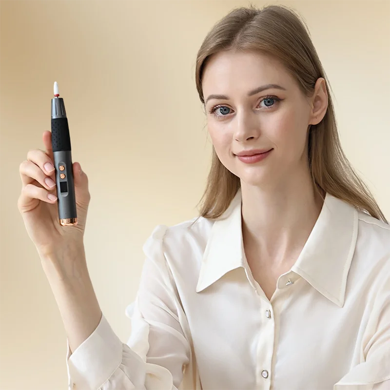 Nuovo lucidatore per unghie ricaricabile senza riscaldamento lucidatore per unghie portatile elettrico per rimozione unghie strumento per manicure portatile per uso domestico