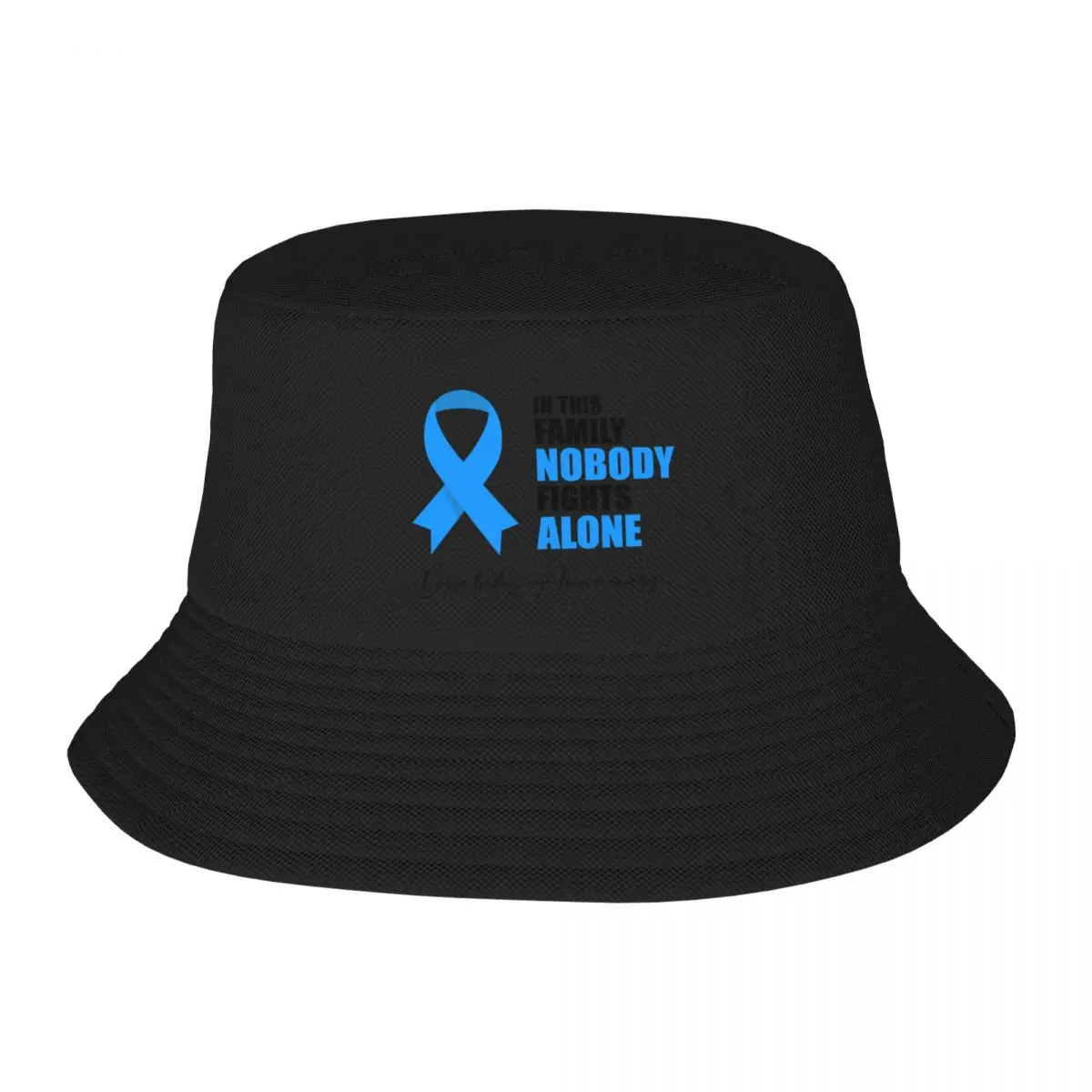 New Diabetes Awareness, Survivor Fighter, Cancer Awareness Month, Ribbon Bucket Hat Hats Fishing Caps Caps Male Women's