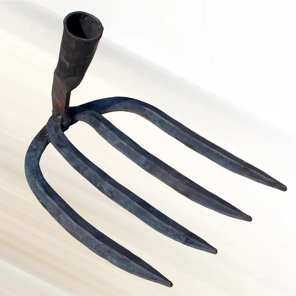 

4 Teeth Rake Head Steel Rake Accessories Sturdy Structure for Garden Farm Use Perfect Size for Planting Preparation