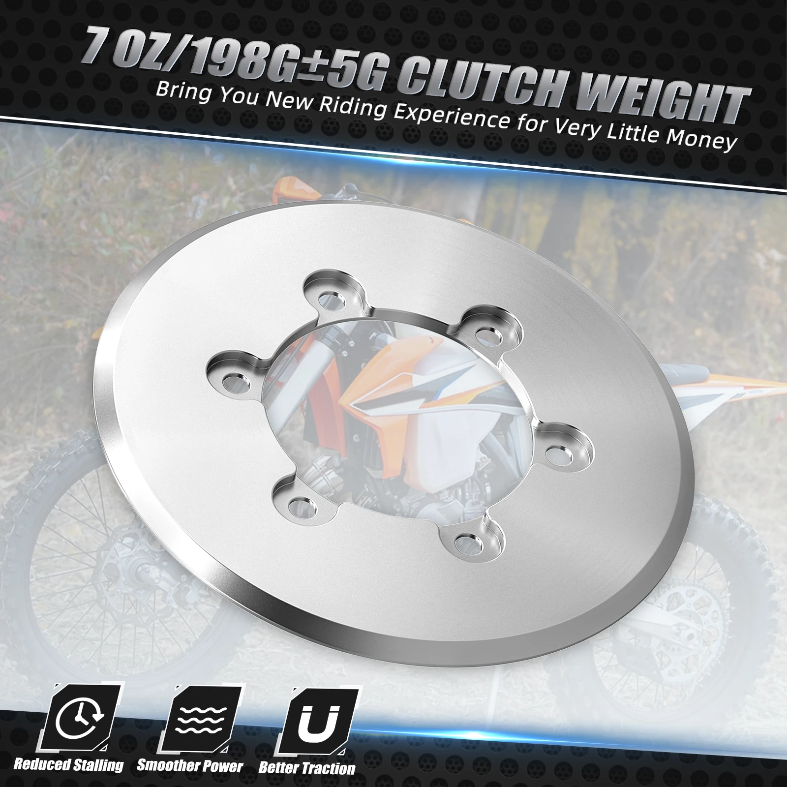 NICECNC KTM EXC 300 TPI 2013-2024 EXC 250 SX XC XCW 300 250 식스데이즈 7온스 클러치 웨이트 EXC 250F EXCF 350 SXF 250 SXF 450용