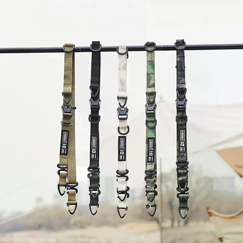 Multifunction Crossbody Bag Strap Adjustable Crossbody Strap Outdoor Camping Quick Release Bag Strap With Hanging Ring 1Pcs