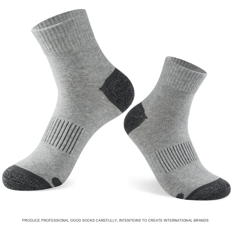 20 Paar Herren-Baumwollsocken-Set in großen Größen 38-45 – Lässige, atmungsaktive Sport- und Wintersocken in Schwarz – Bequeme, hochwertige gepolsterte Crew-Socken – Detail 2