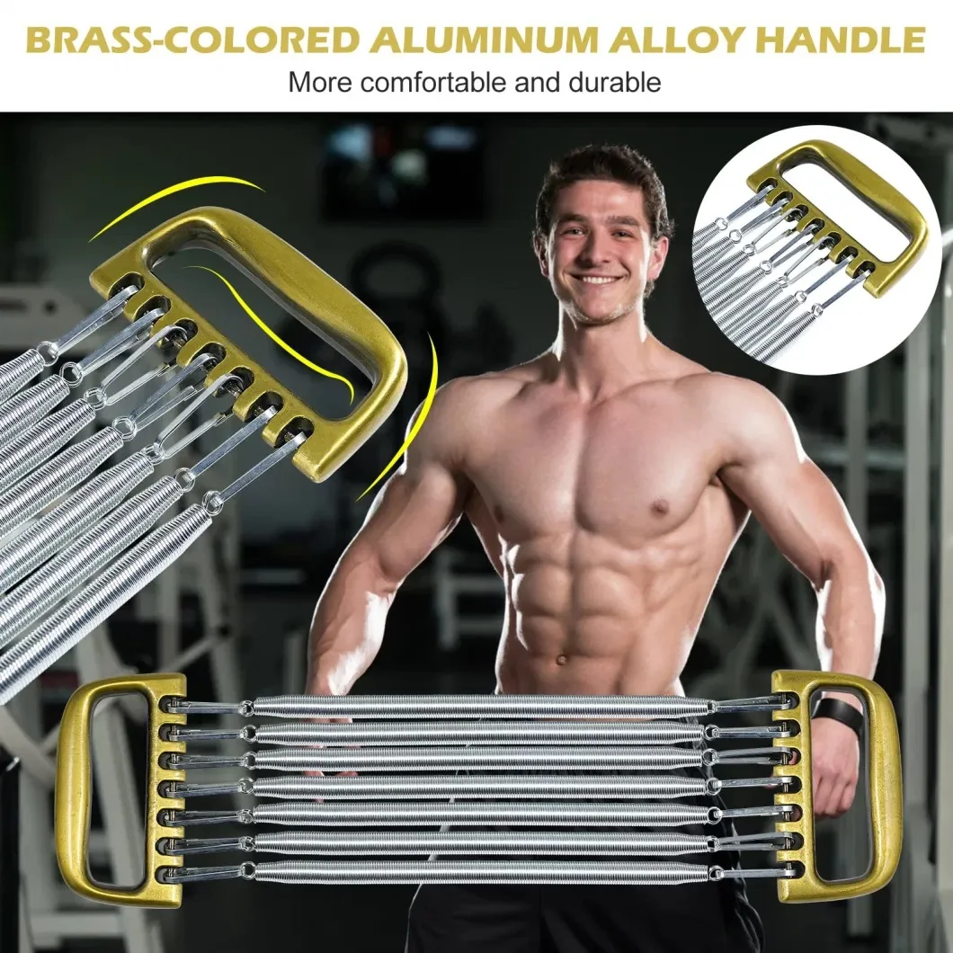 Chest Expander Training Muscles Strengthen Fitness Home Office Arm 7 Spring Exercise Body Building Workout