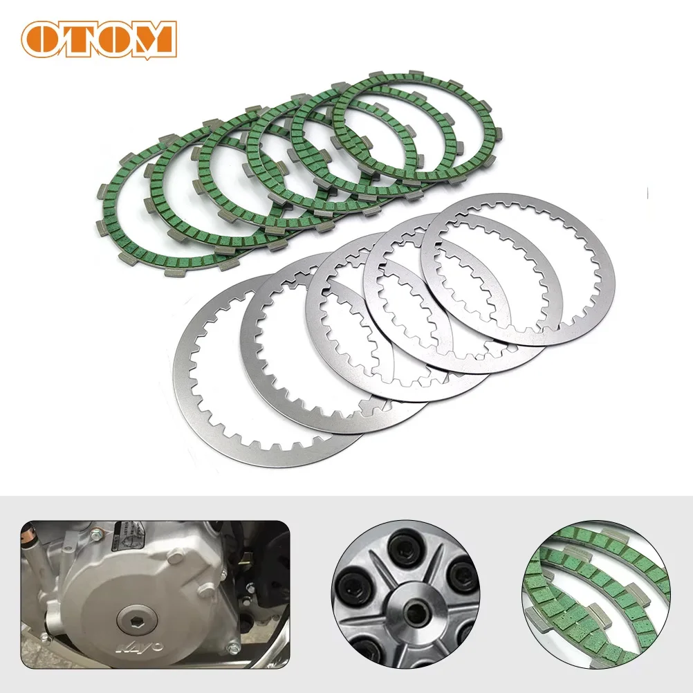 

Clutch Friction Plates Steel Disc Kit For Zongshen NC250 NC450 AVANTIS Enduro MOTOLAND SM-MOTORS KAYO BSE Motorcycle Engine Part