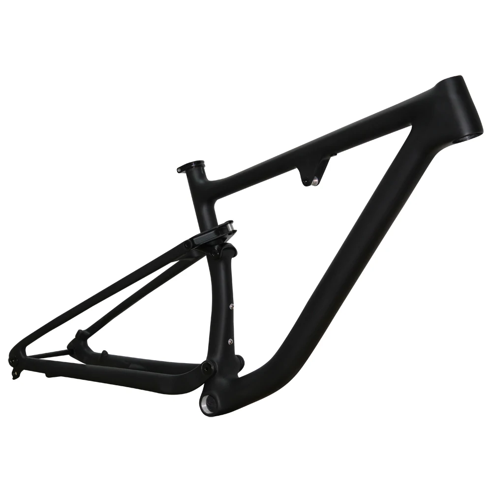 1840g 29er Carbon MTB Frame Full Suspension Bike MTB Frame Max Tire Size 2.4‘’ Boost Frame Parts EVO Link BSA Shock 190*40mm