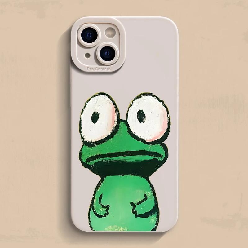 

New Cute Big eyed Frog Case For Samsung Galaxy S25 S24 S23 S22 S21 Ultra Plus FE A56 A16 A15 A55 A54 A53 A36 A35 A33 A26 Cover