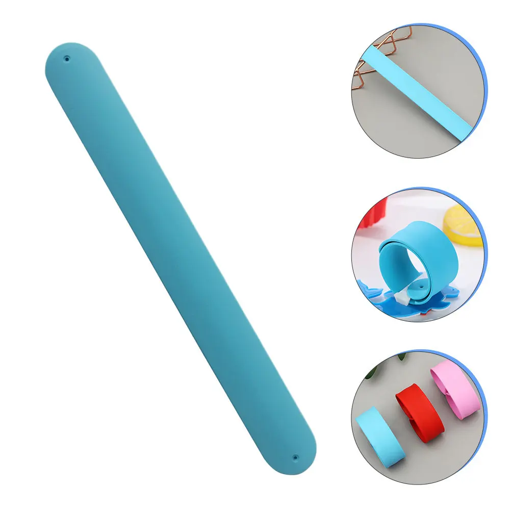 Набор из 4 силиконовых браслетов-слэпов: яркие, эластичные, регулируемые, удобные для детей, для вечеринок и DIY-проектов