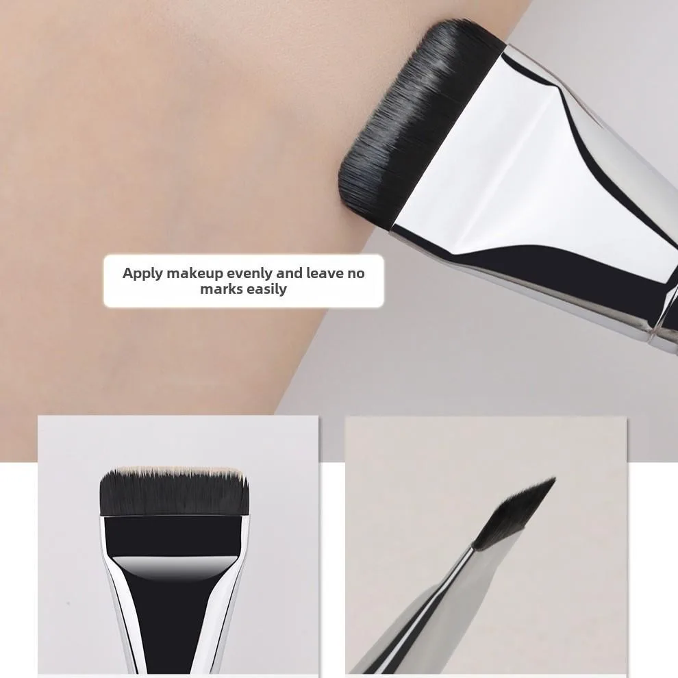 أدوات مكياج التجميل، فرشاة كريم أساس مكونة من كلمة واحدة لا تأكل مسحوق الرأس المسطح، فرشاة مكياج، فرشاة مكياج