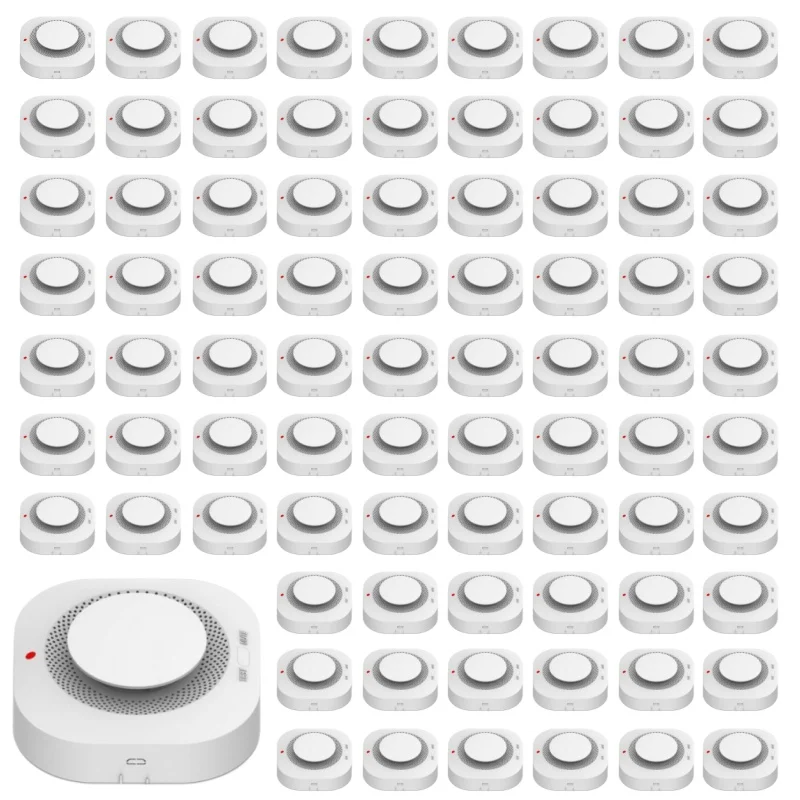 Sensor inalámbrico de alarma de incendio del detector de humo de 433MHz para la seguridad interior del jardín de la seguridad del hogar