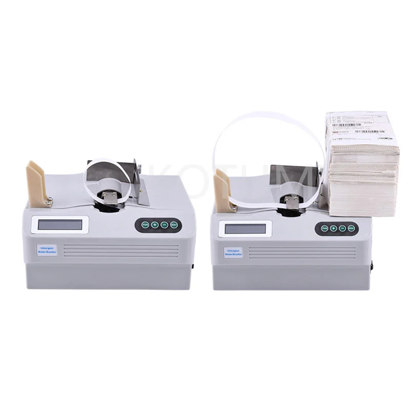 220V/110V Hot Melt Paper Belt Binding Machine Banknote Tying machine Intelligent Induction Strapping machine
