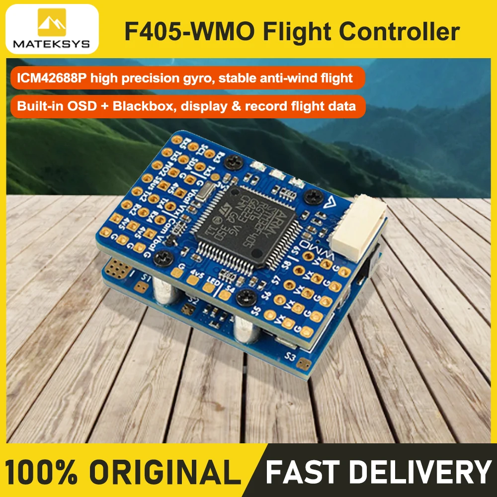 MATEK F405-WMO FC STM32F405 ICM42688P Built-in OSD Blackbox ArduPilot For RC Fixed Wing VTOL Drone Accessories
