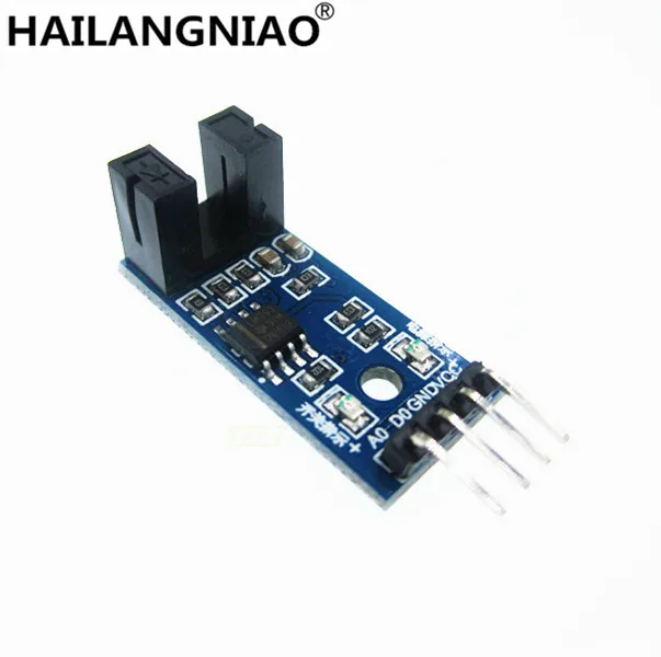 10pcs IR Infrared Slotted Optical Speed Measuring Sensor Optocoupler Module For Motor Test PIC AVR