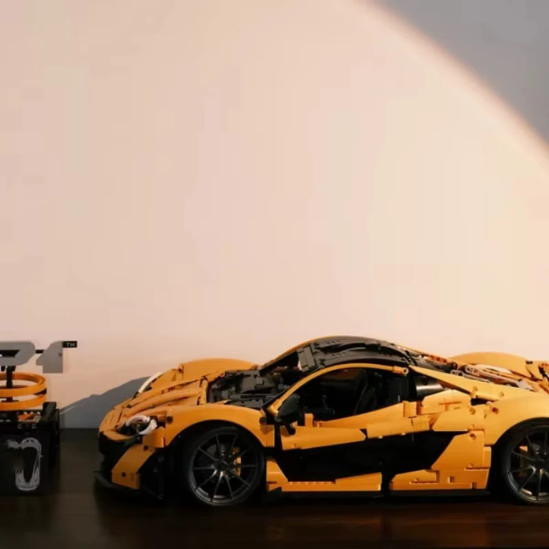 3893 pezzi blocchi tecnici P1 Super Racing Car 1:8 auto sportiva mattoni giocattoli Set modello 42172 ornamento regali per bambini ragazzi giocattoli
