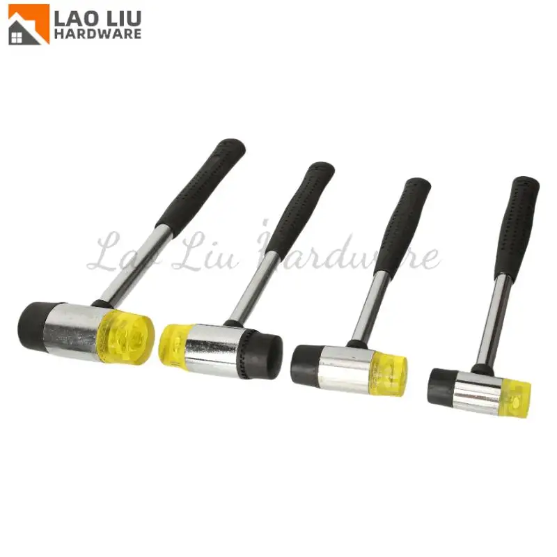 

Double Face Soft Tap Rubber Hammer Multifunctional Glazing Window Beads Hammers Nylon Head Rubber Mallet