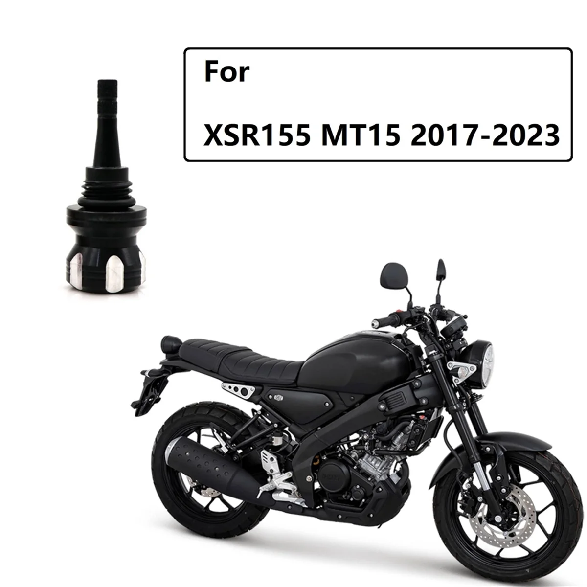 Engine Dip Stick Screw Oil Dipstick Bolt for YAMAHA XSR155 MT15 2017-2023 Oil Filter Cap Bolt Screw Accessories