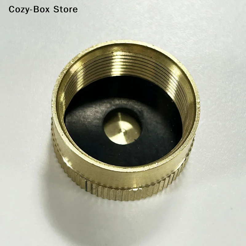 [ZY]Brass Refill Cap 1 LB Propane Bottle Gas Tank Cylinder Sealed Cap Protect Cap For Outdoor Stove[ZY]