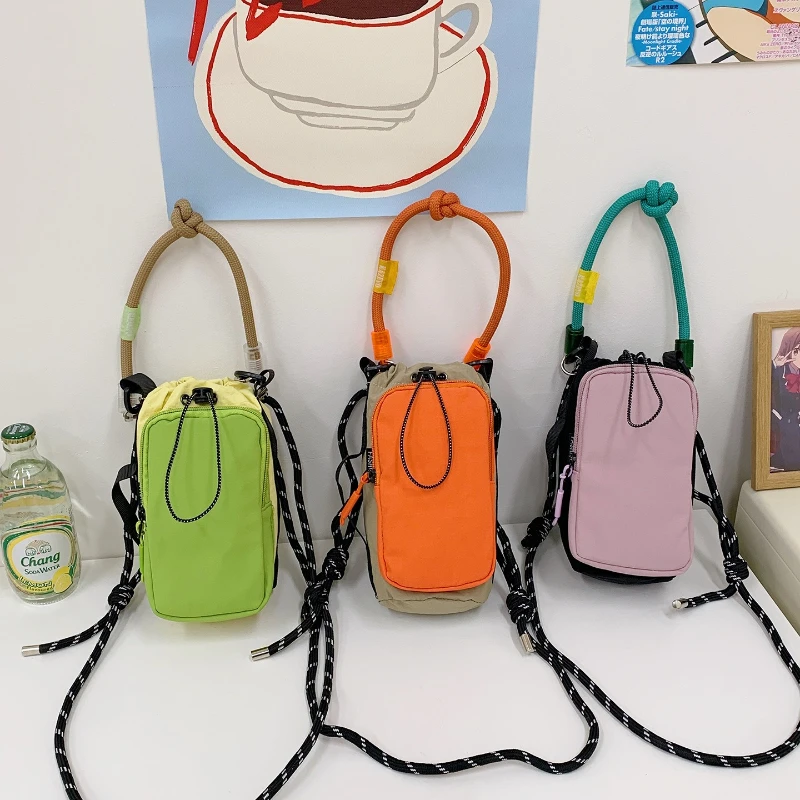 Color Block Nylon Crossbody Bag 2