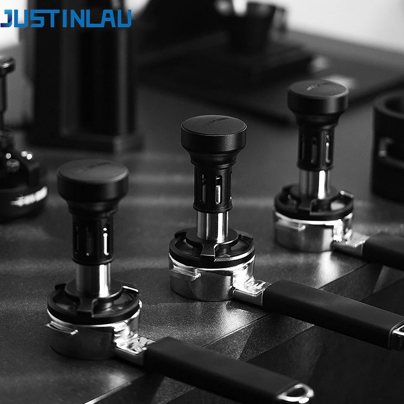 

JUSTINLAU Impact Espresso Tamper 51/53.35/58.35mm Spring-Loaded Constant Force Coffee Tamper for Espresso Machine Barista Tools